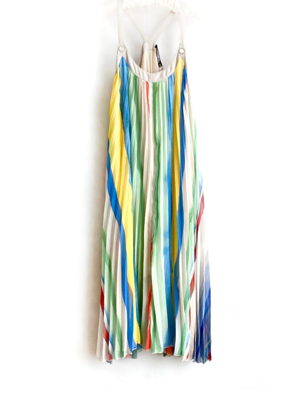 Gabby Isabella Pleated Dress Midi Resort Colorful